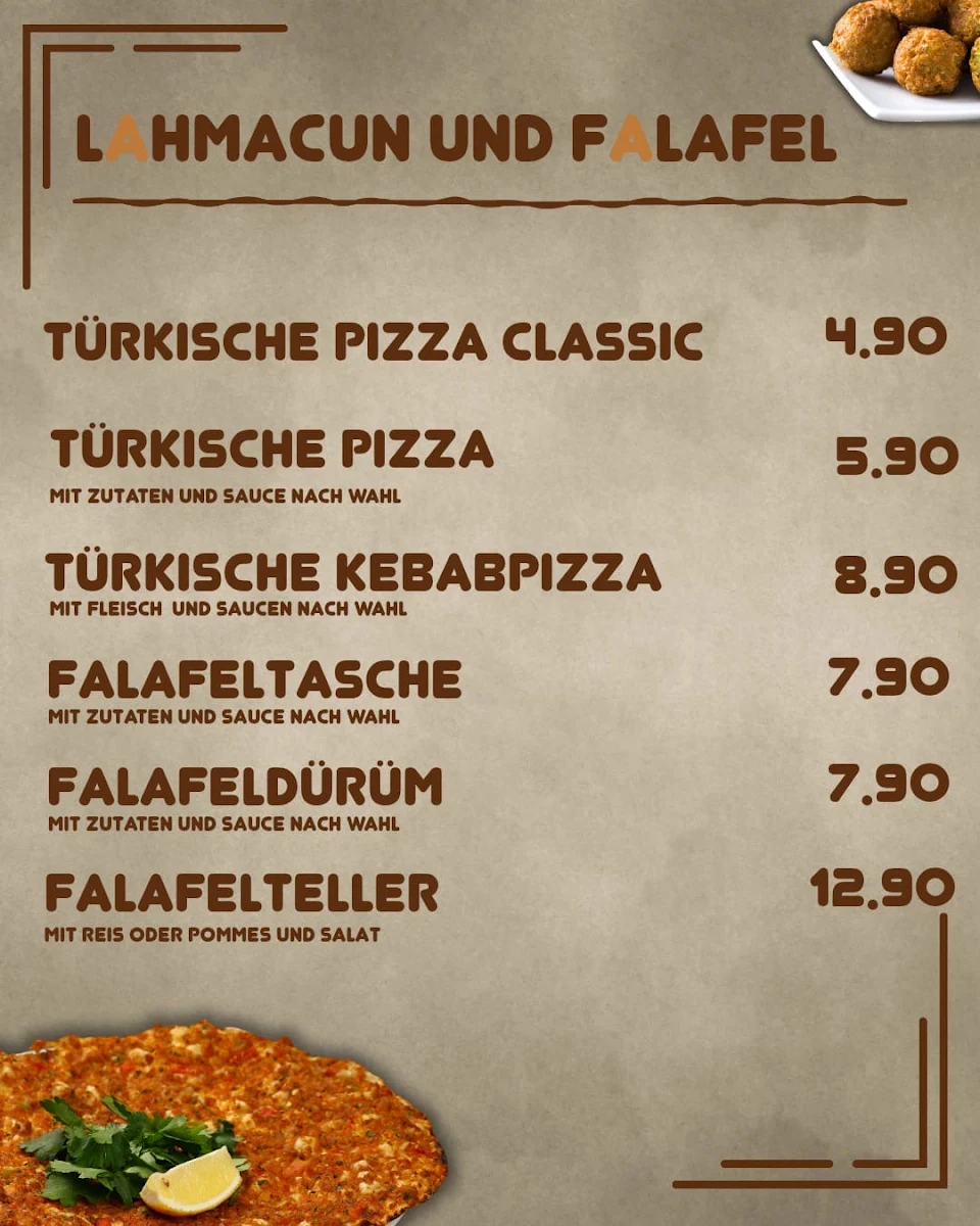 Speisekarte, Kochy's