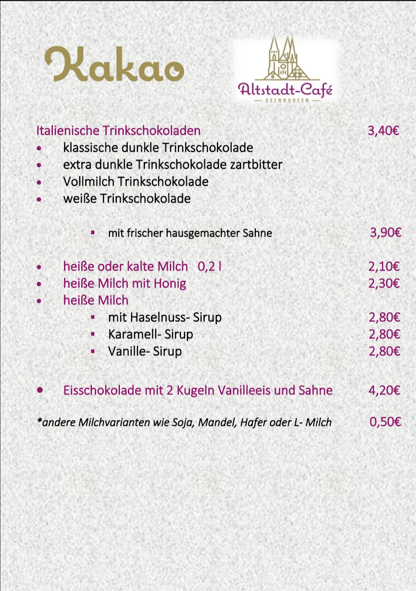 Speisekarte photo 4