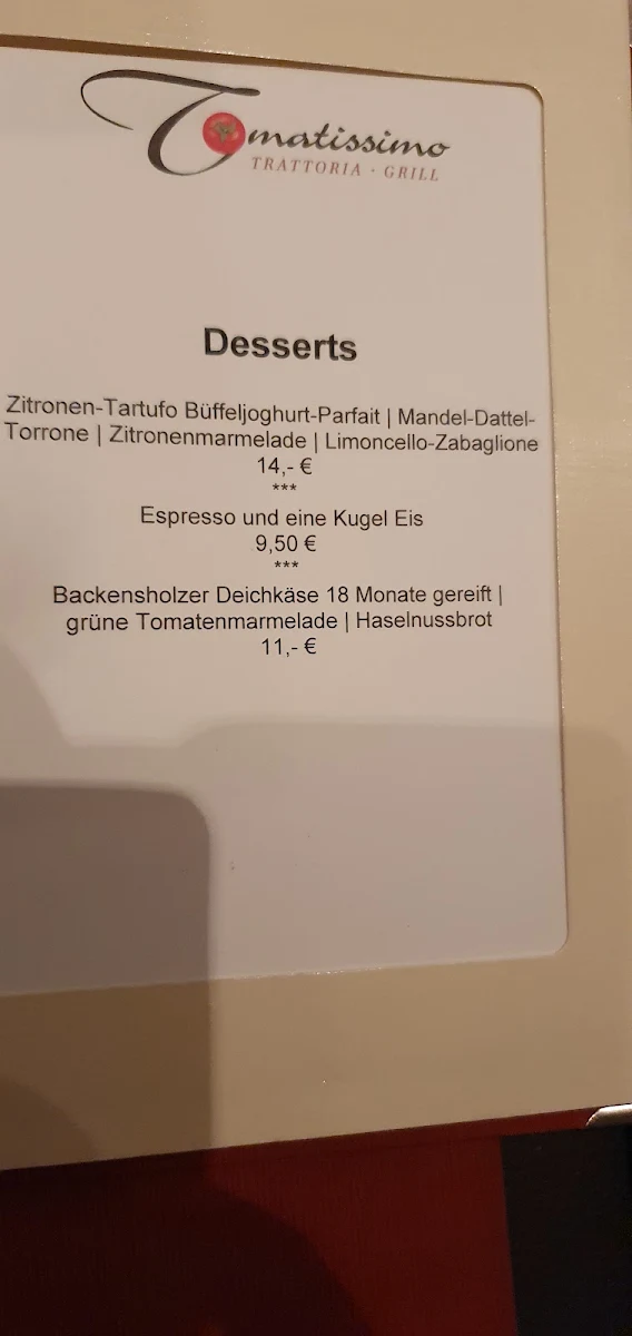 Speisekarte photo 5