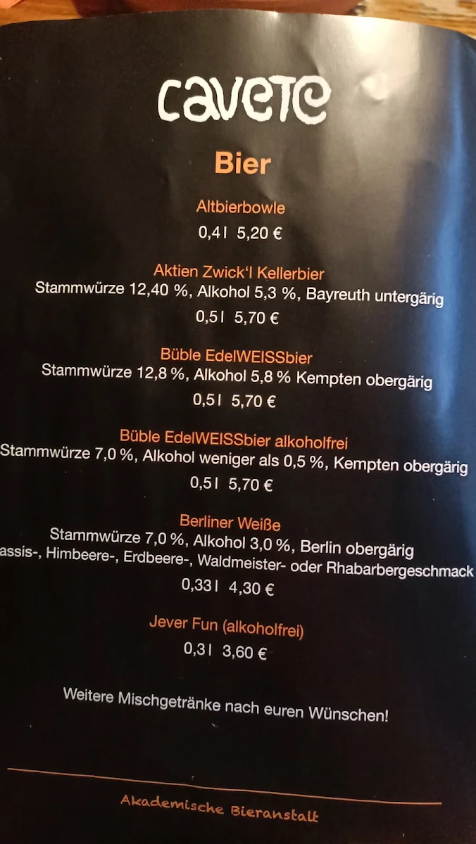 Speisekarte photo 3
