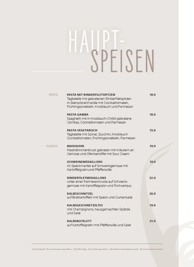 Speisekarte photo 3