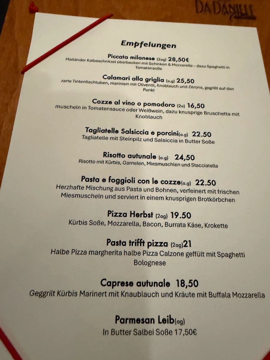 Speisekarte photo 2