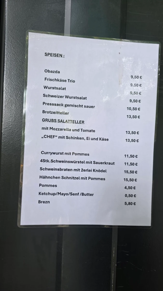 Speisekarte photo 2