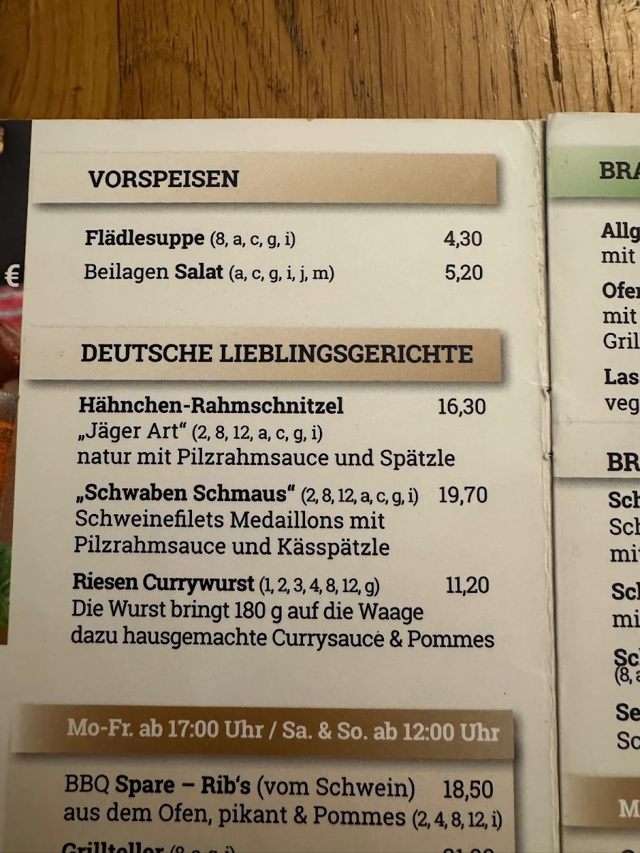 Speisekarte photo 6