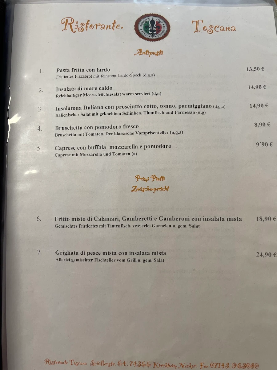 Speisekarte photo 1
