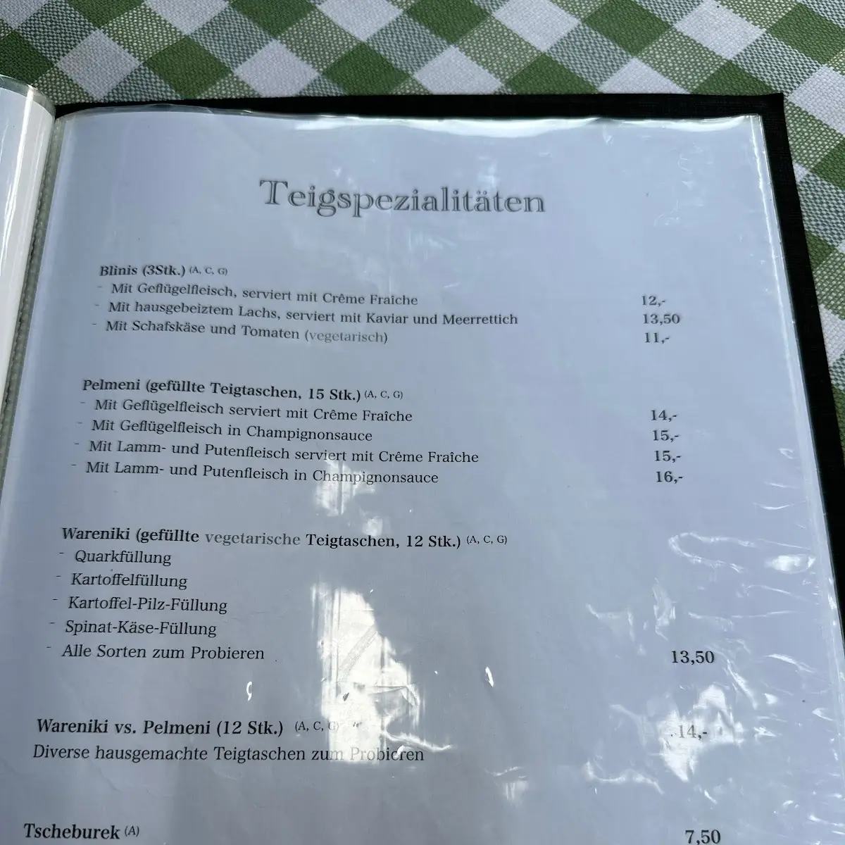Speisekarte photo 2
