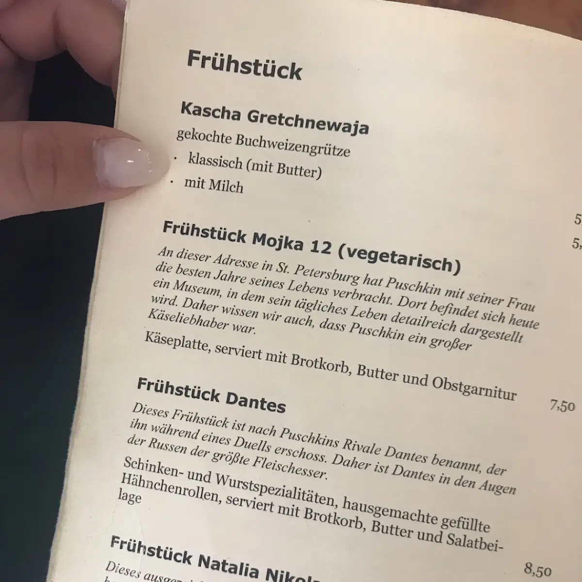 Speisekarte photo 4