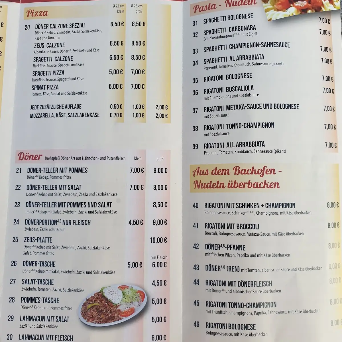 Speisekarte photo 7
