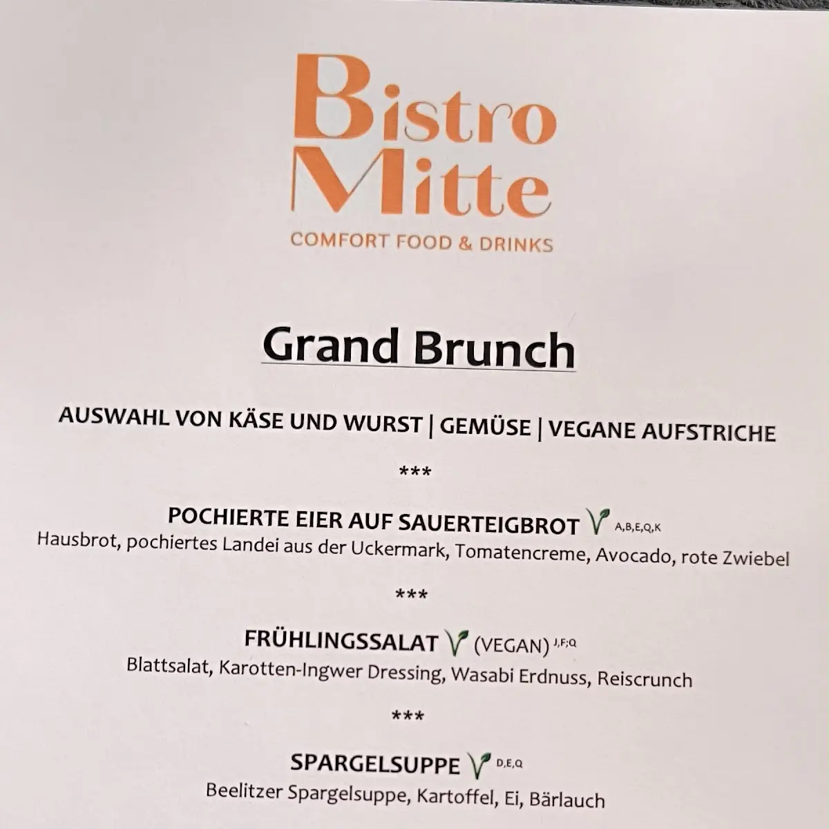 Speisekarte photo 1