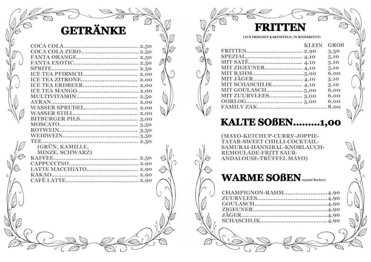 Speisekarte photo 2