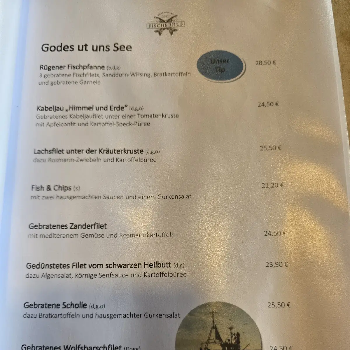 Speisekarte photo 1