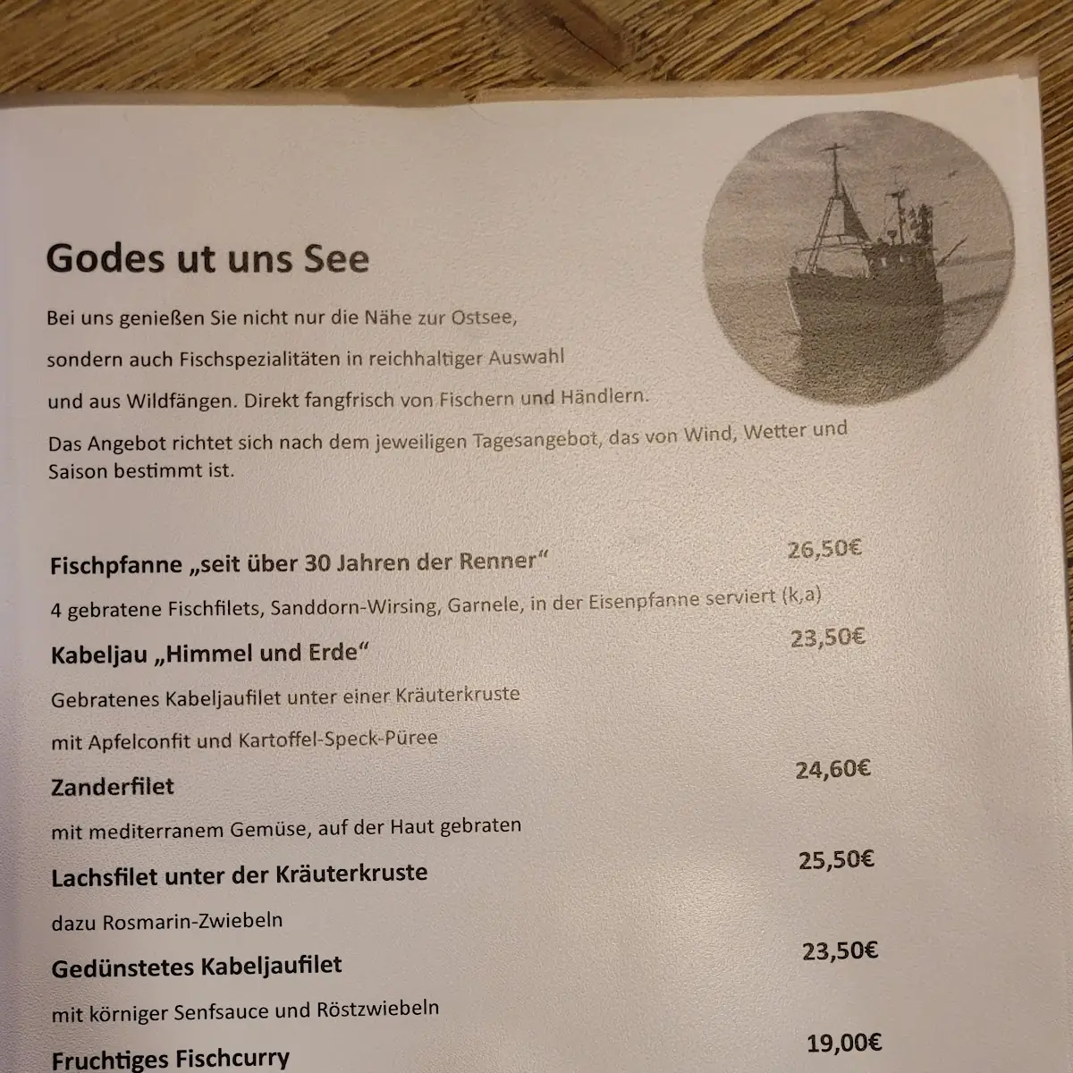 Speisekarte photo 2