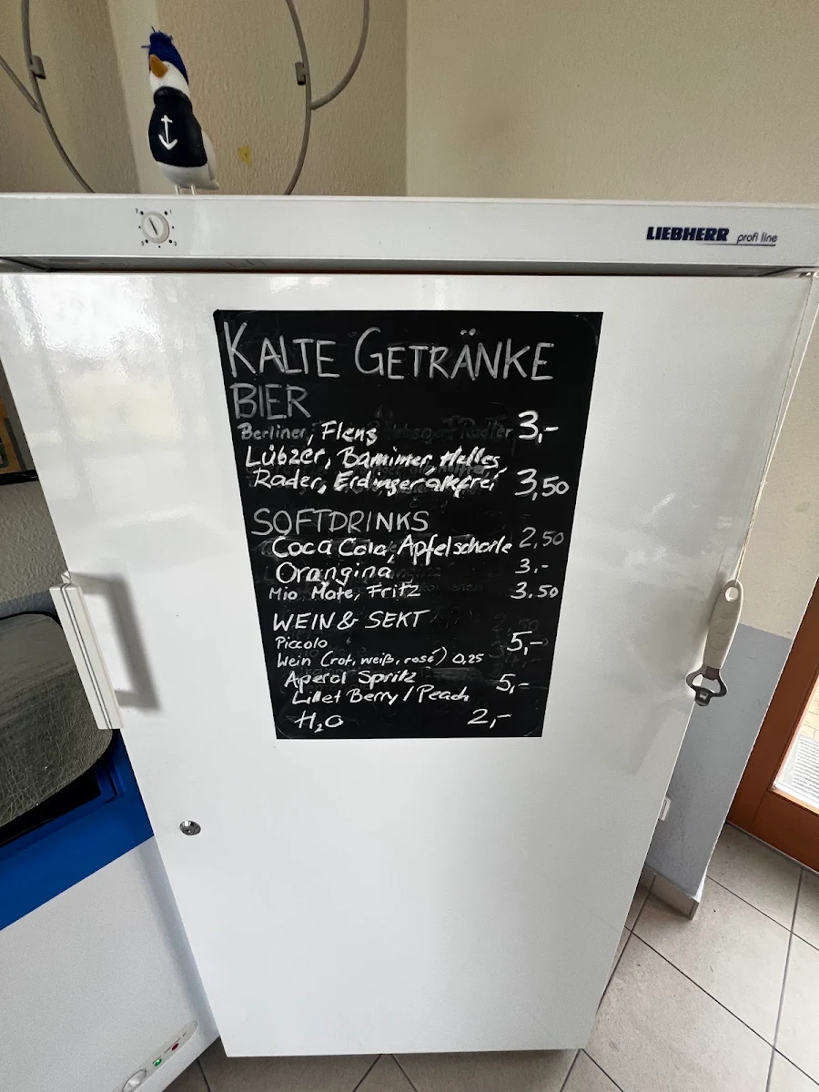 Speisekarte, Zum Blauen Anker - Imbiss, Café, Proviant