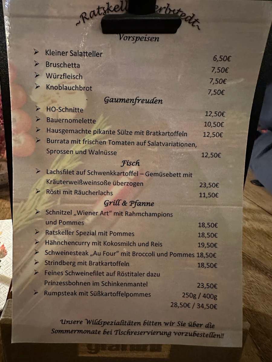 Speisekarte photo 2