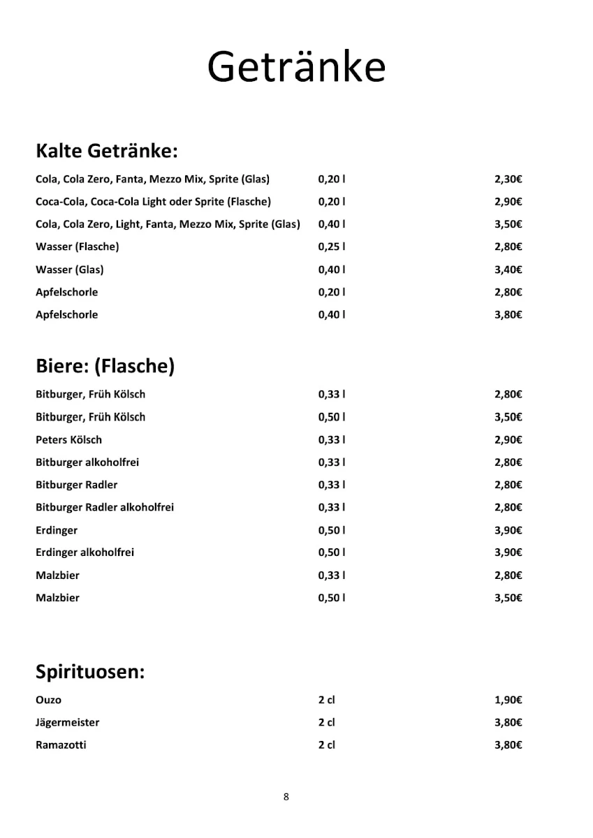 Speisekarte photo 5