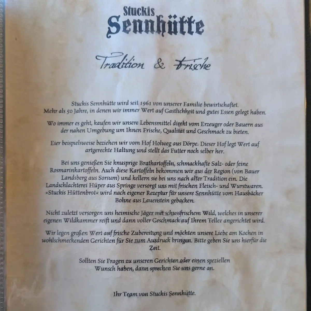 Speisekarte photo 4