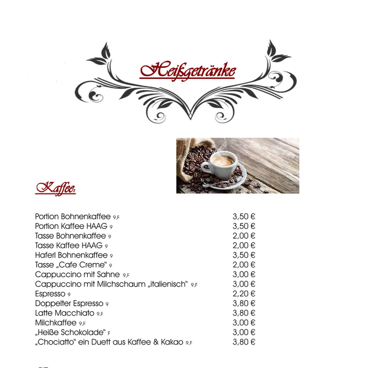 Speisekarte photo 8