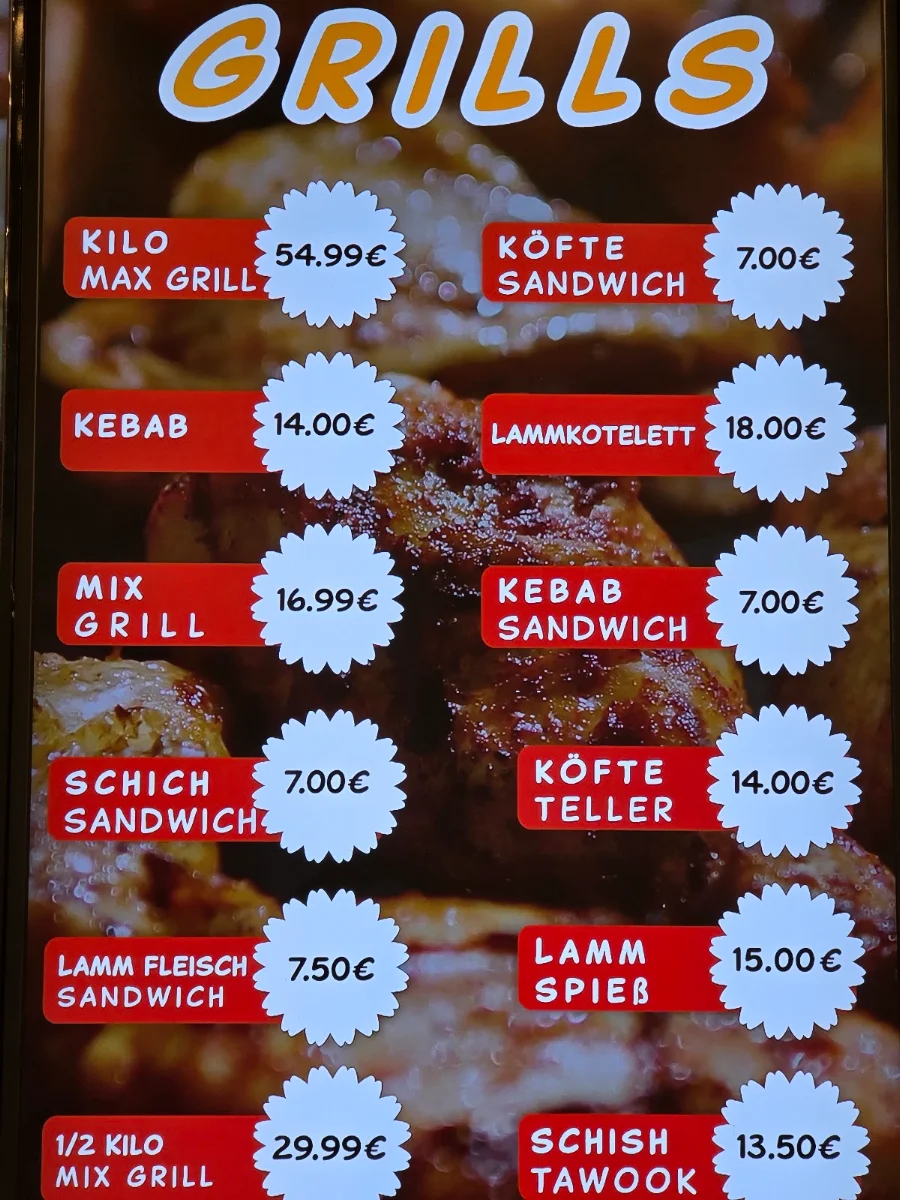 Speisekarte photo 4