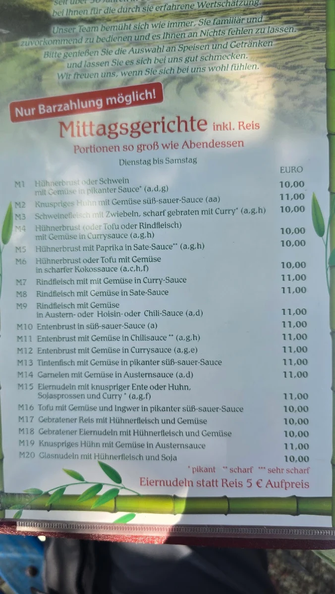 Speisekarte photo 1