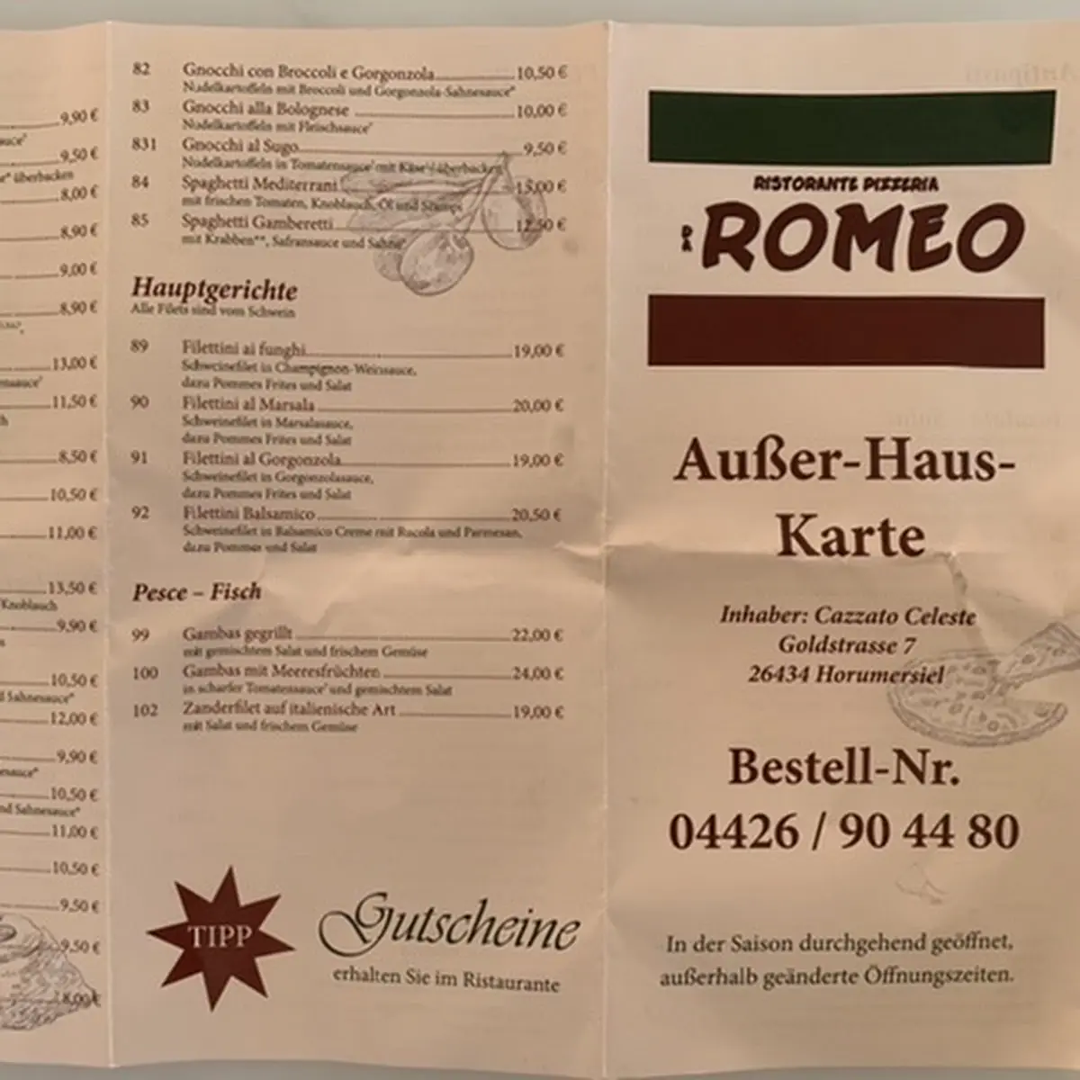 Speisekarte photo 8