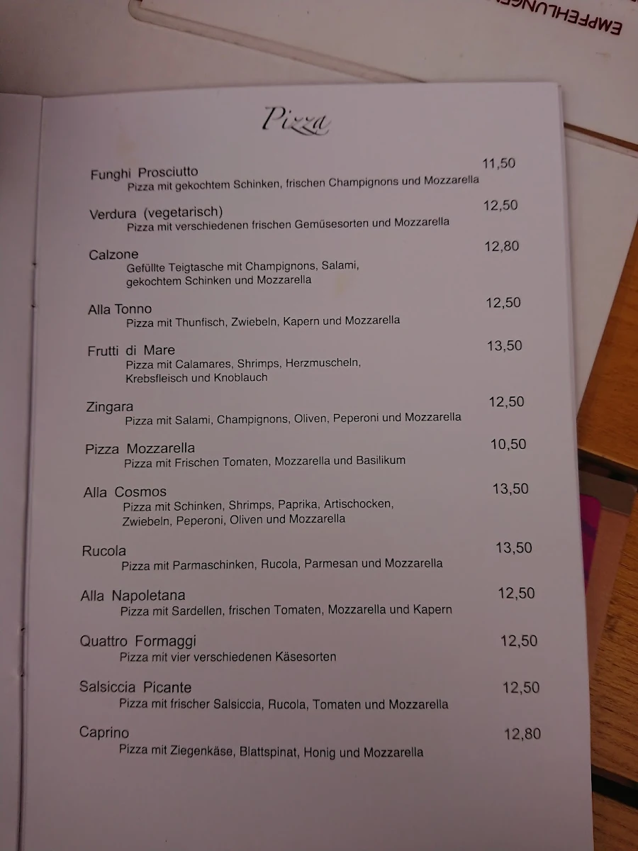 Speisekarte photo 1