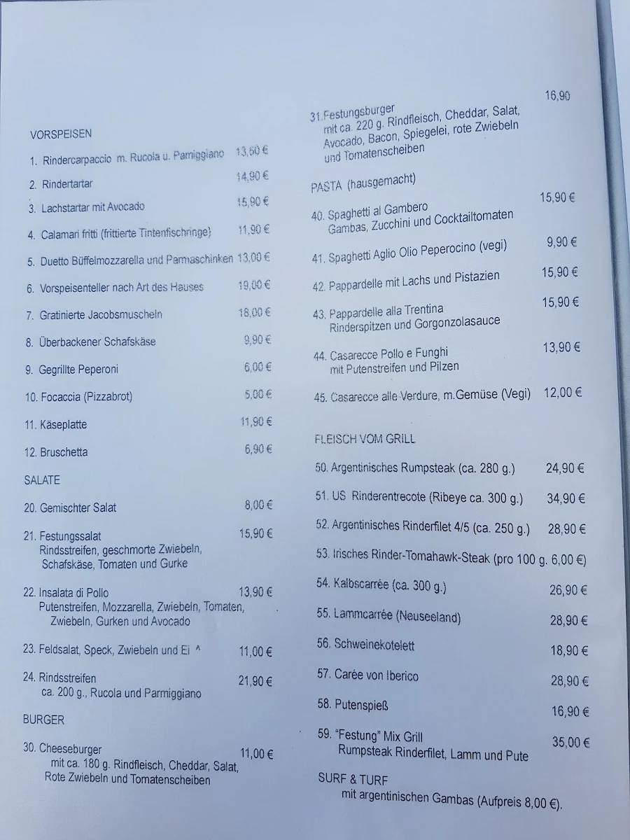 Speisekarte photo 2