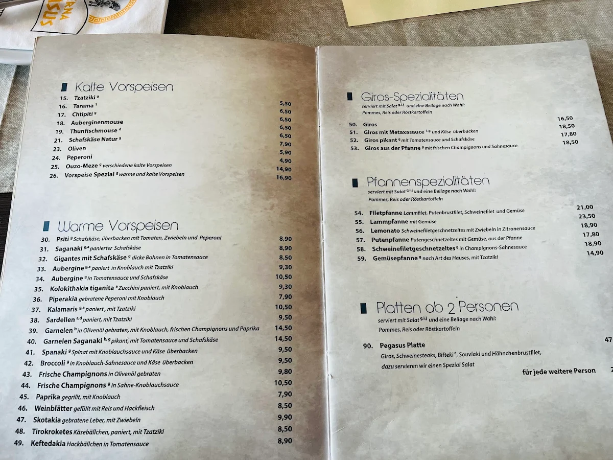 Speisekarte photo 3