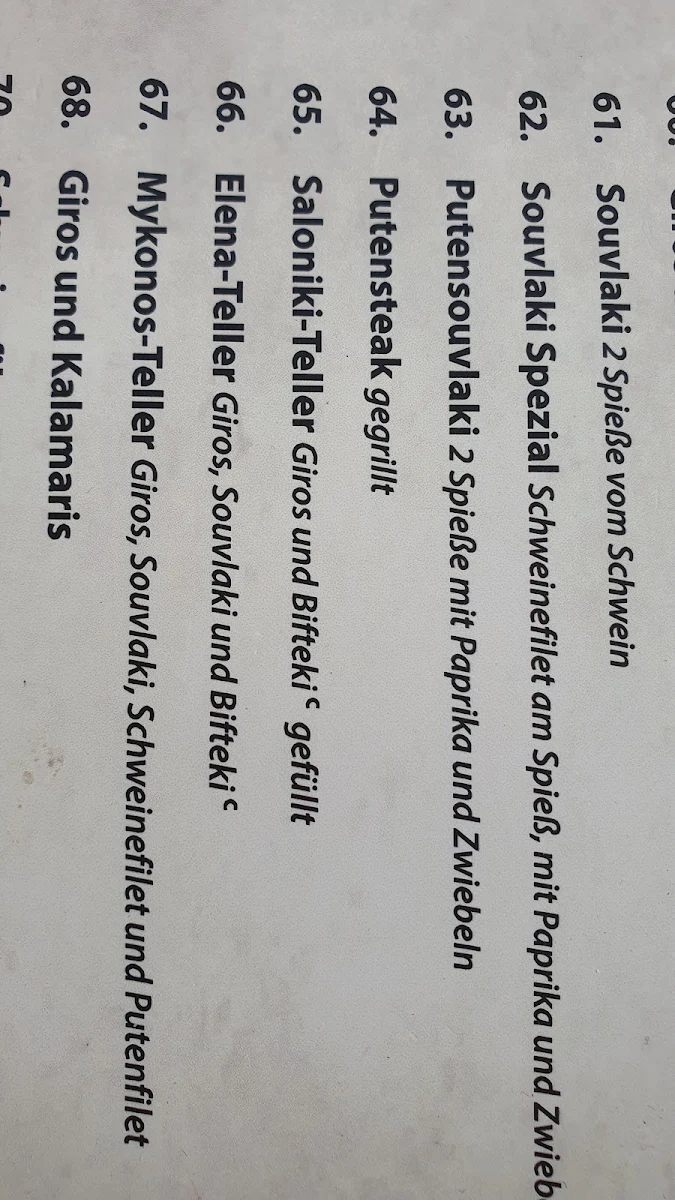 Speisekarte photo 5