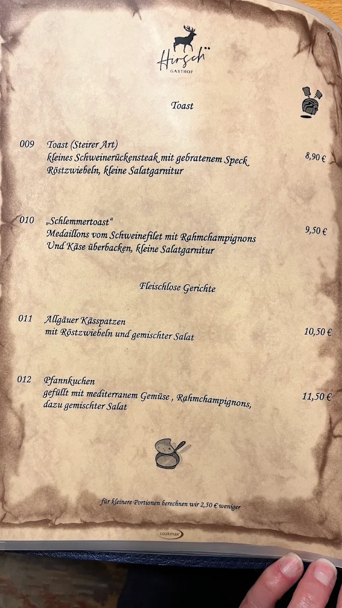 Speisekarte photo 2