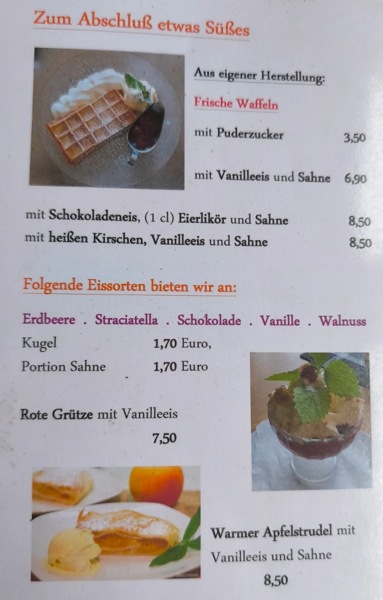 Speisekarte photo 3