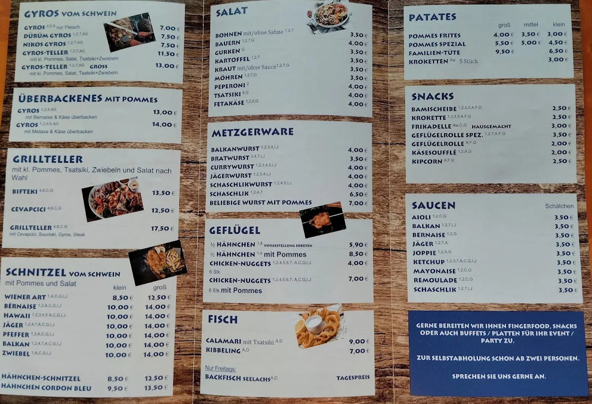 Speisekarte photo 1