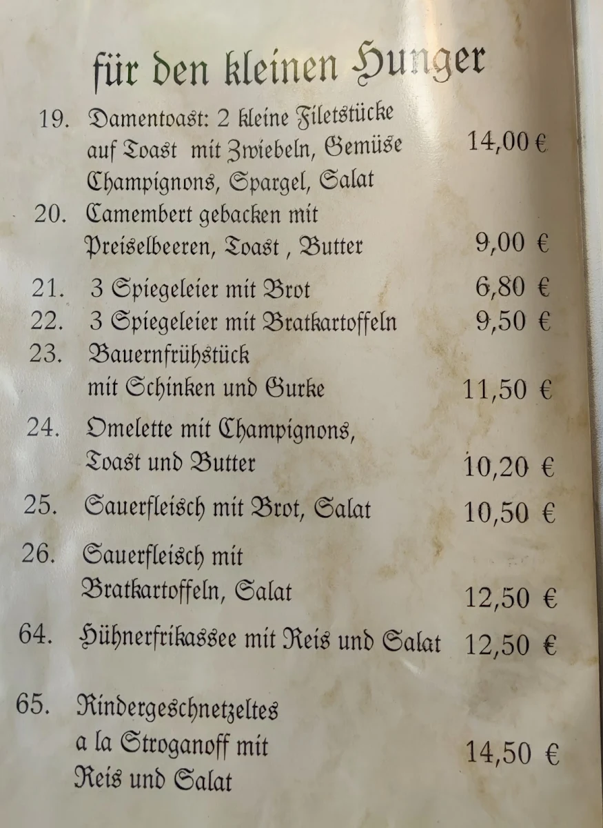 Speisekarte photo 2