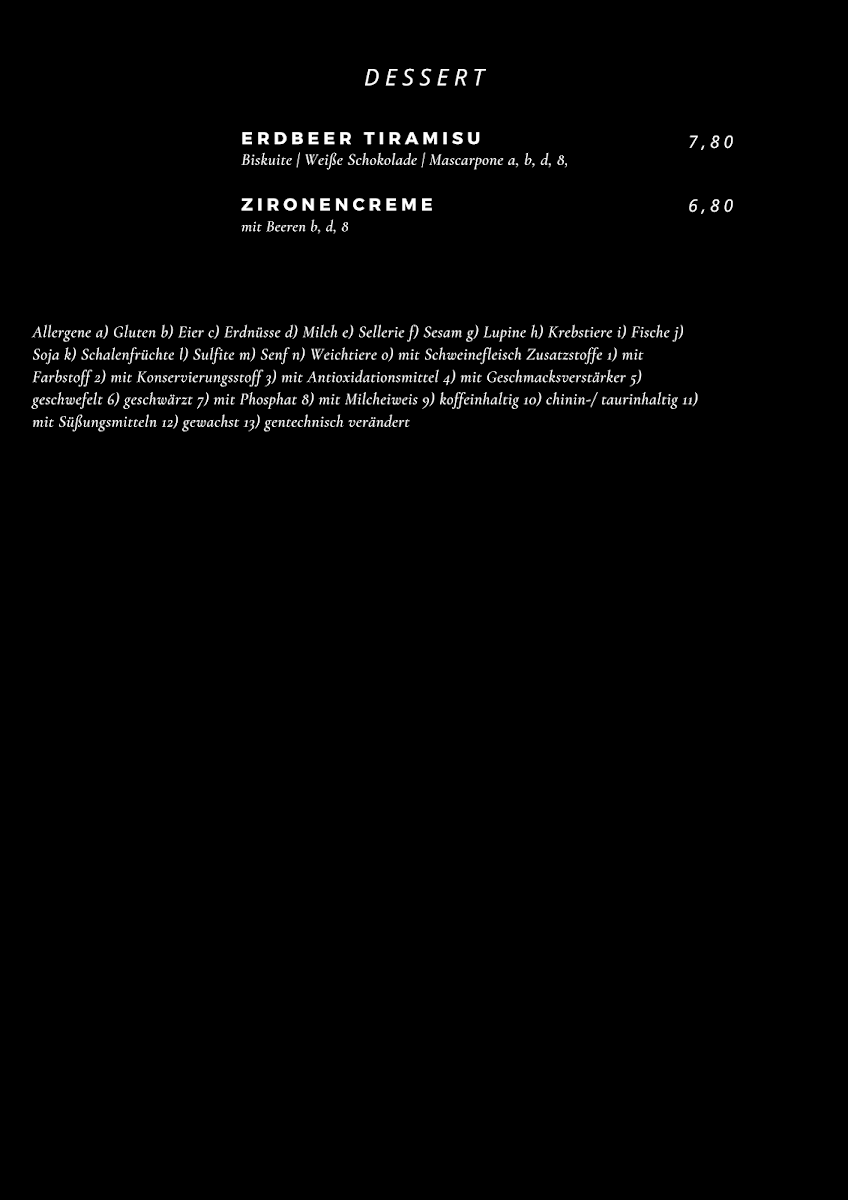 Speisekarte photo 3