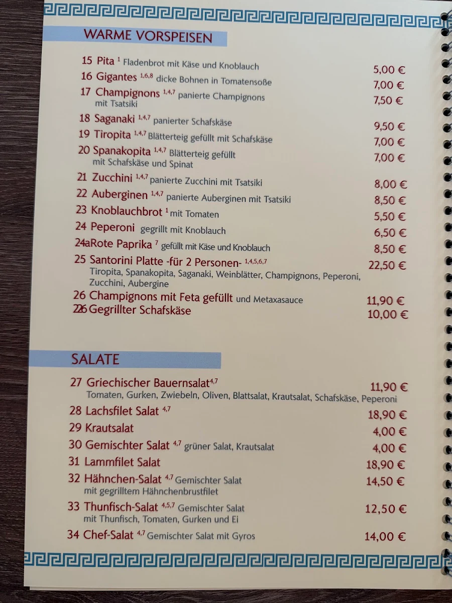Speisekarte photo 5