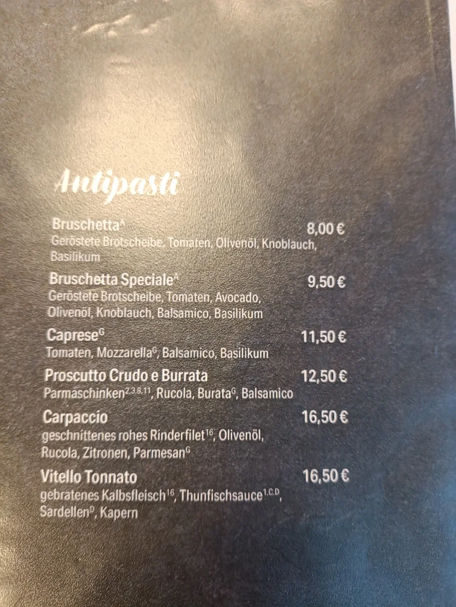 Speisekarte photo 2