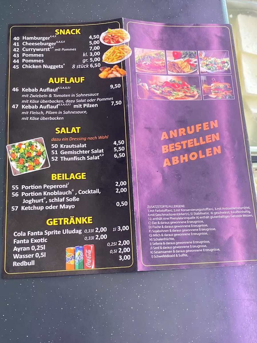 Speisekarte photo 2