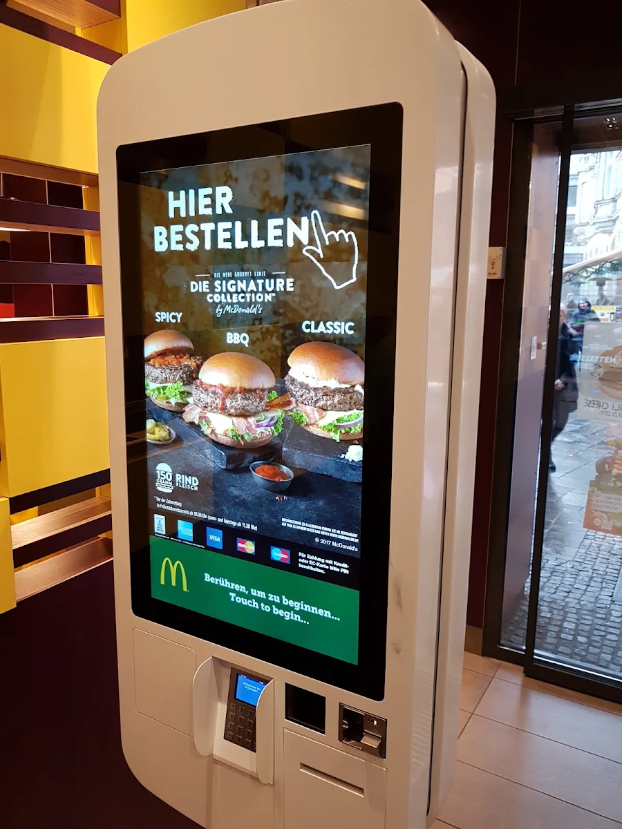 Speisekarte, McDonald's