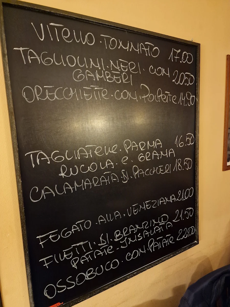 Speisekarte, Pinocchio