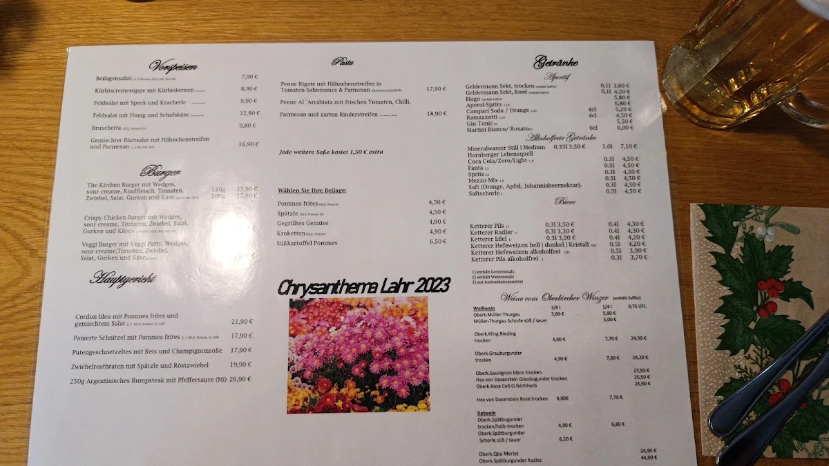 Speisekarte photo 1