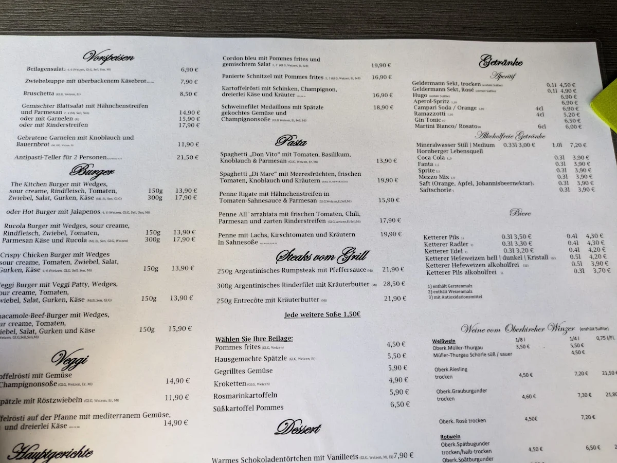 Speisekarte photo 7