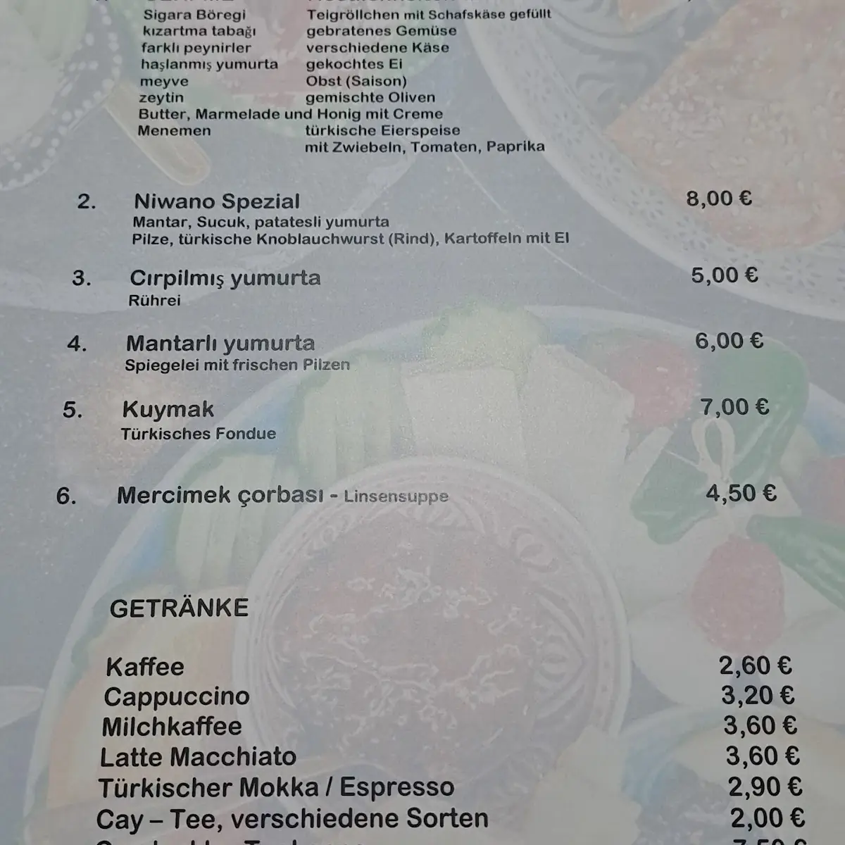 Speisekarte photo 6
