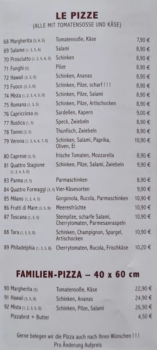 Speisekarte photo 2