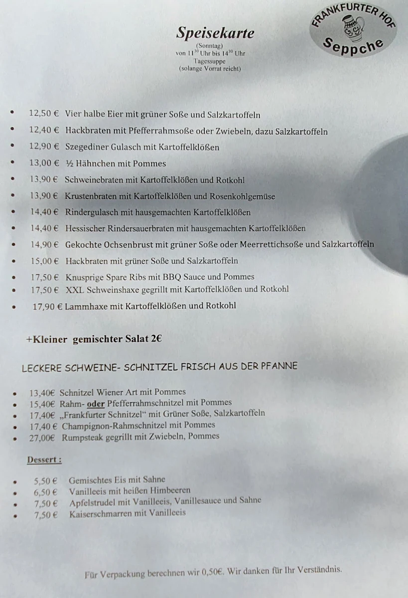 Speisekarte photo 4