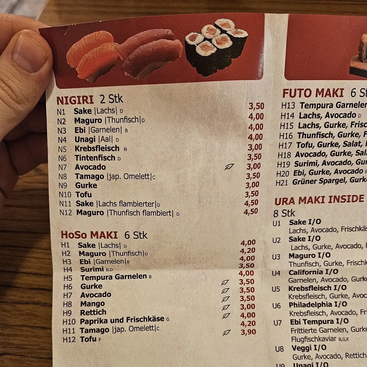 Speisekarte photo 1