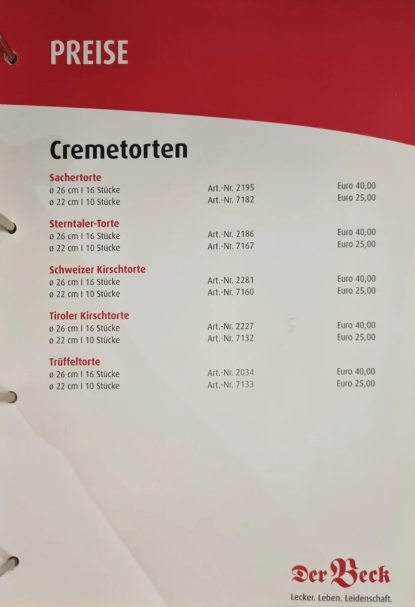 Speisekarte photo 2