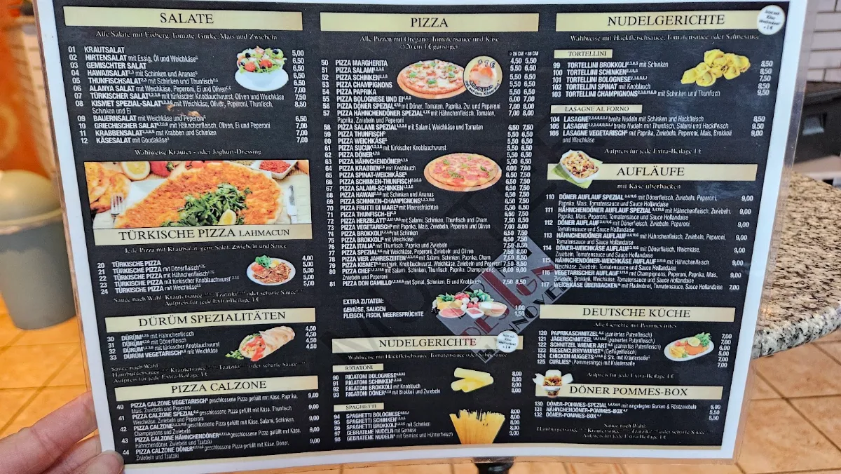 Speisekarte, Kismet Grill Ökdem