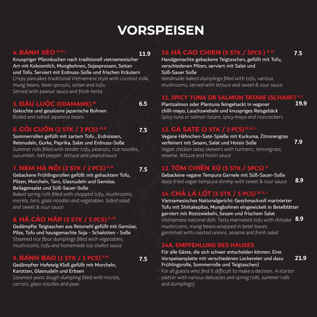 Speisekarte photo 5