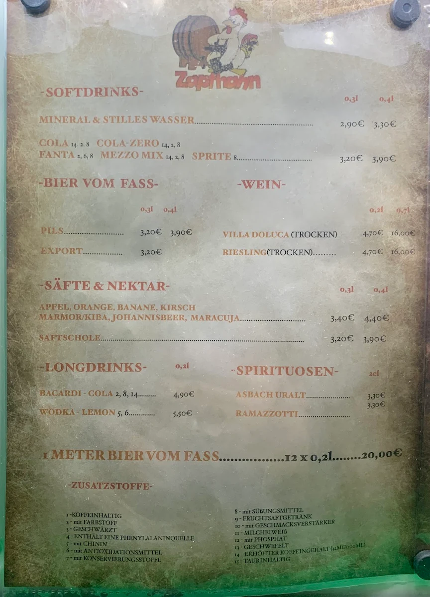 Speisekarte photo 2