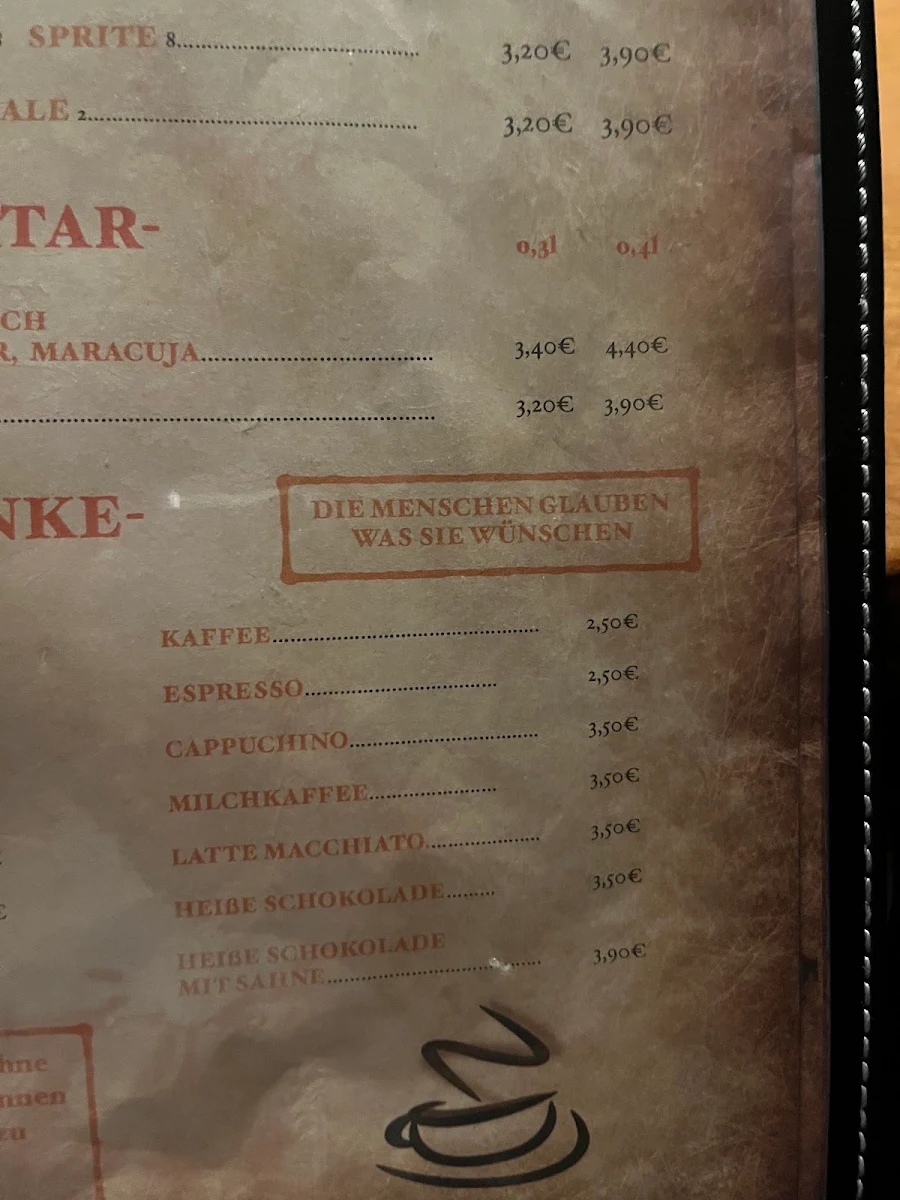 Speisekarte photo 4