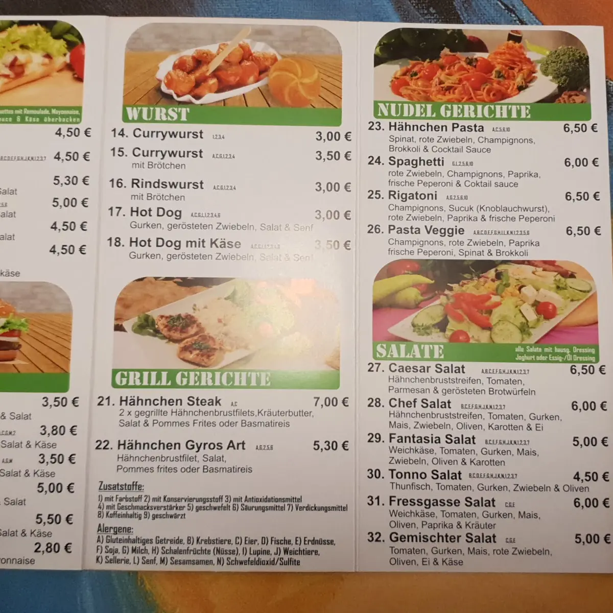 Speisekarte photo 1